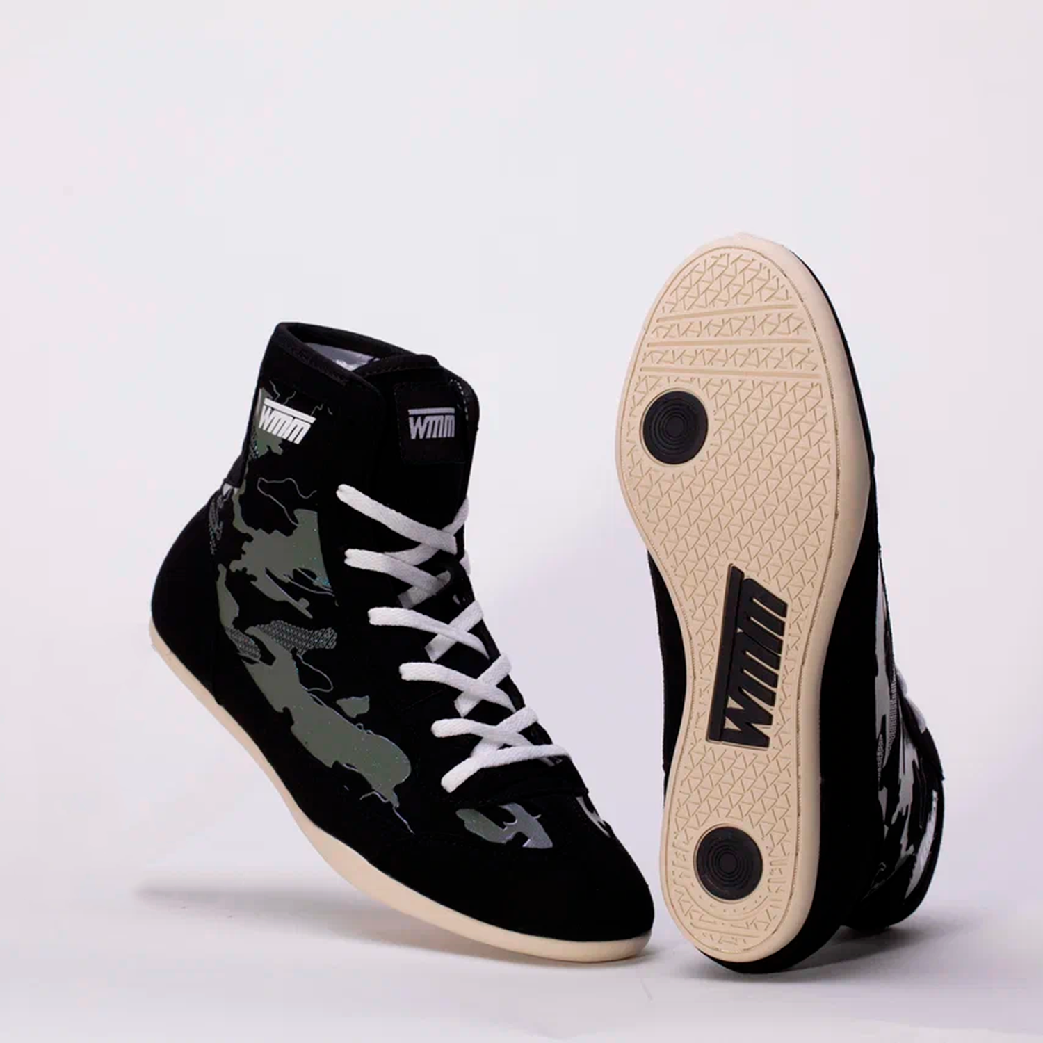 WMM Classic Black Wrestling Shoes™