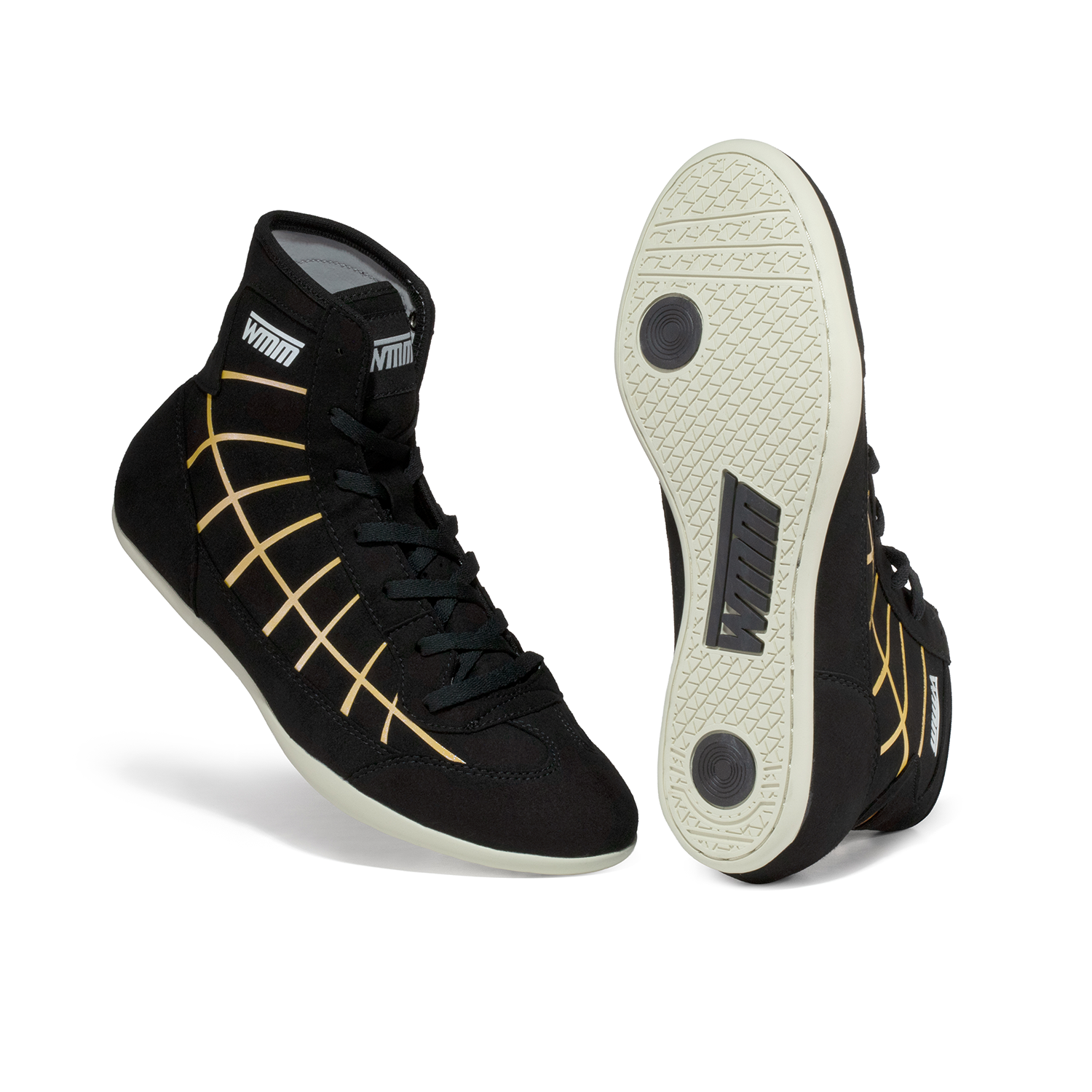 WMM Black Wrestling Shoes™ – New Generation